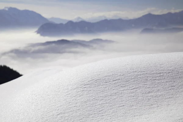 Berge Und Winterraum Für Ihren Text — Stockfoto