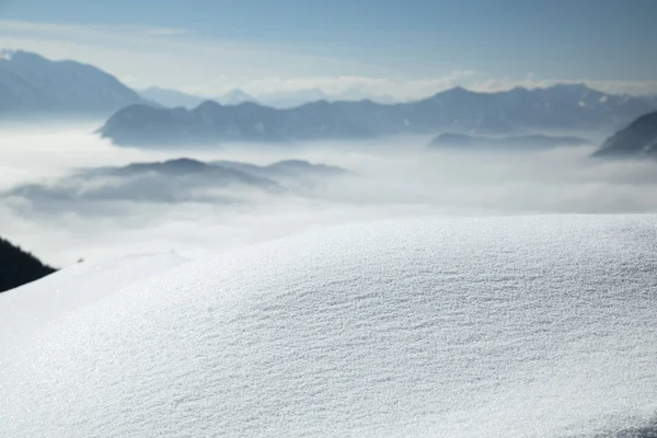 Winzerszene Atemberaubender Blick Auf Die Berge Platz Für Ihren Text — Stockfoto