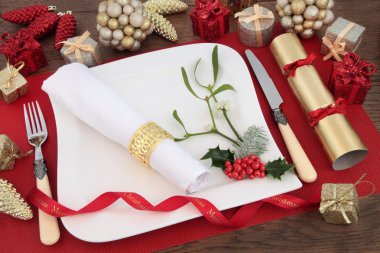 Noel akşam yemeği sahnesi