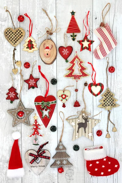 Weihnachtsbaumschmuck abstrakter Hintergrund — Stockfoto