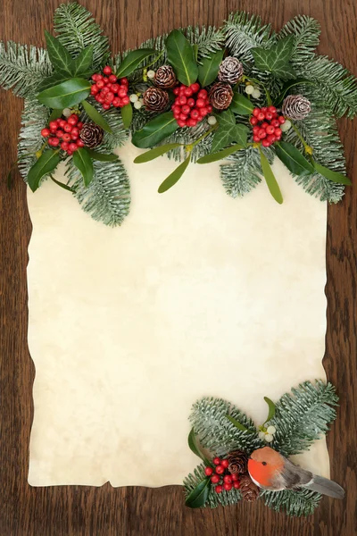 Christmas Traditional Border — Stock Photo, Image