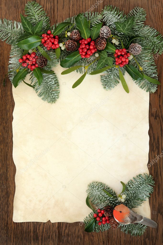 Christmas Traditional Border Stock Photo by ©marilyna 126853936
