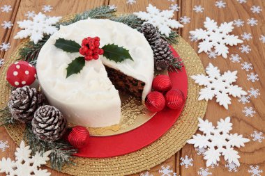 Buzlu Christmas Cake natürmort