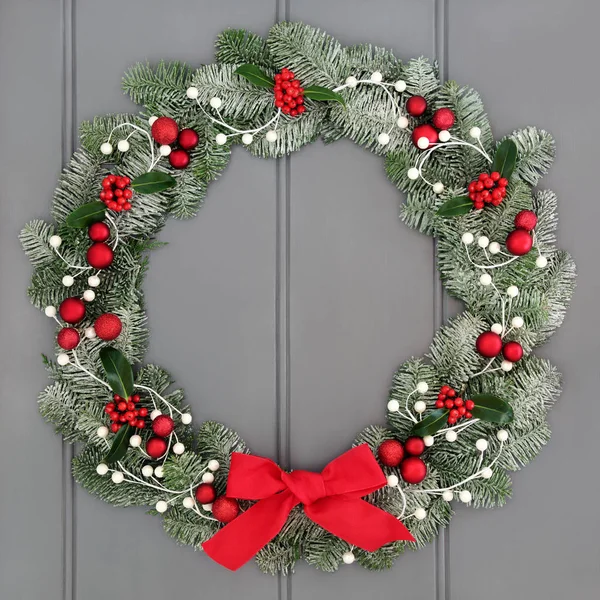 Christmas and Advent Wreath — Stock Photo, Image