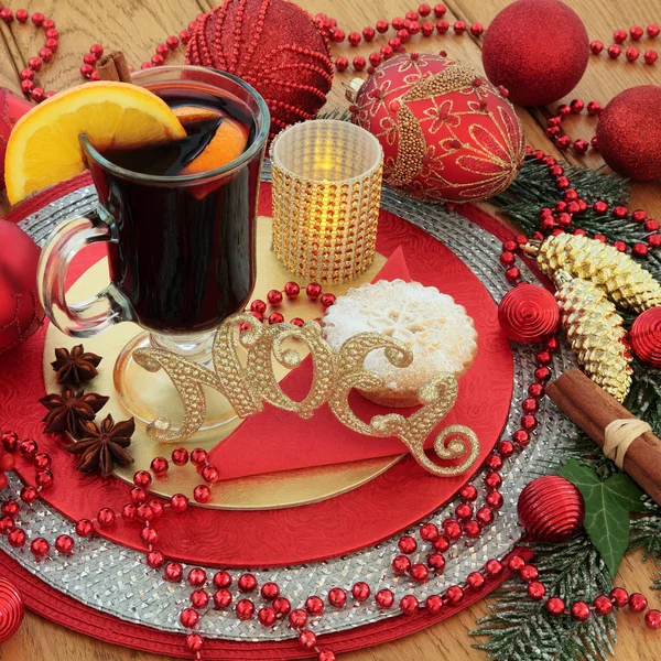 Traditionele kerst Noel scène — Stockfoto