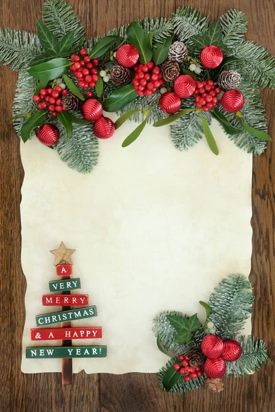 Abstract Christmas Border — Stock Photo, Image