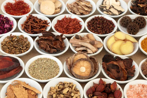 Medicina herbal china — Foto de Stock