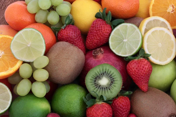 Свіжі фрукти фону — стокове фото