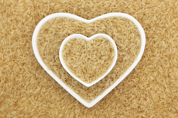 Brown Rice Health Food — Stock Photo, Image