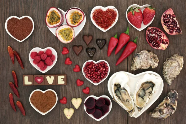 Afrodisiakum kärlek mat — Stockfoto
