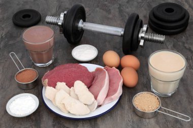 Food and Drink for Body Builders clipart