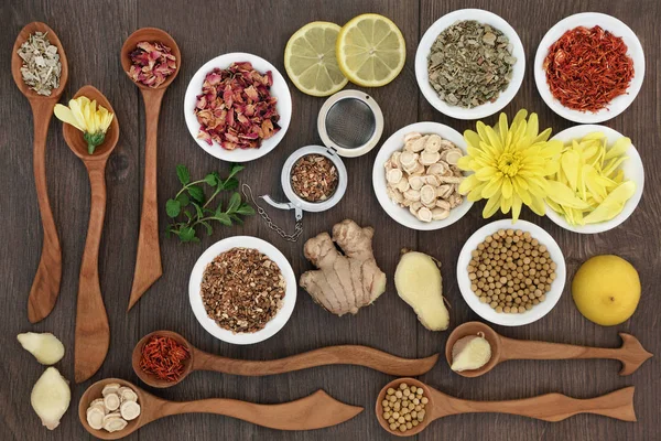 Tisane medicinali — Foto Stock