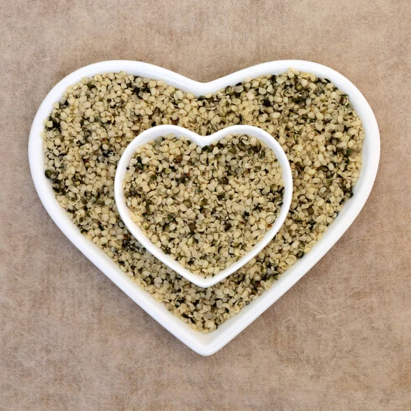 Hulled Hemp Seed Super Food — Stock Photo, Image