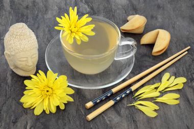 Sağlıklı Chrysanthemum çayı 