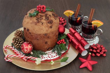 Noel çikolata Panettone kek 