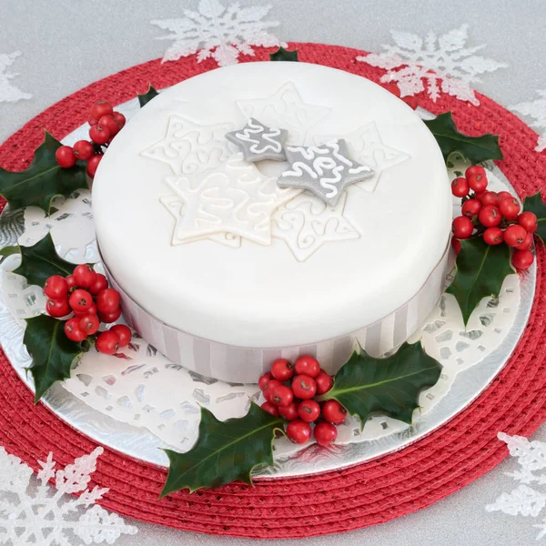 Traditional Christmas Cake — Stock Photo, Image