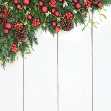 Noel şenlikli kenarlık