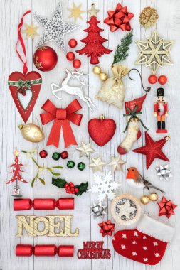 Noel şenlikli süslemeleri