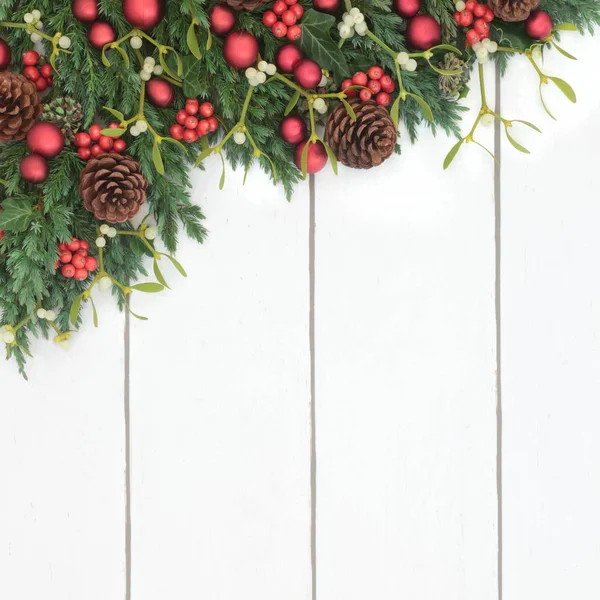 Vánoční sváteční hranice — Stock fotografie