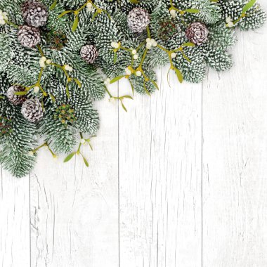 Kış arka plan sınırı