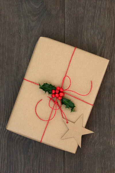 Caja de regalo de Navidad — Foto de Stock