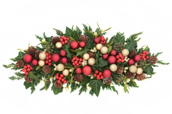 Christmas Centrepiece Decoration — Stock Photo, Image