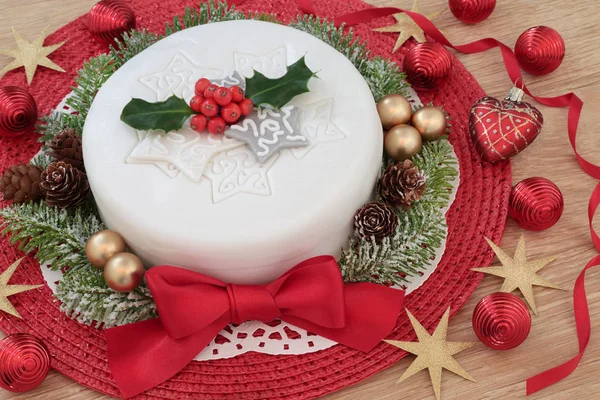 Pastel de Navidad festivo — Foto de Stock