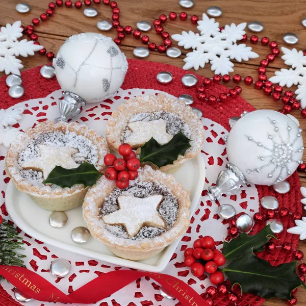 Mince Pies Christmas Food — Stock Photo, Image