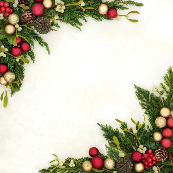 Decorative Christmas Border — Stock Photo, Image