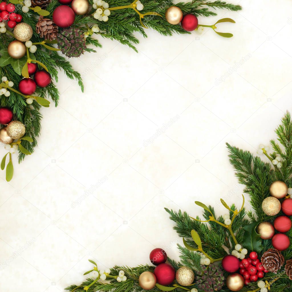 Decorative Christmas Border