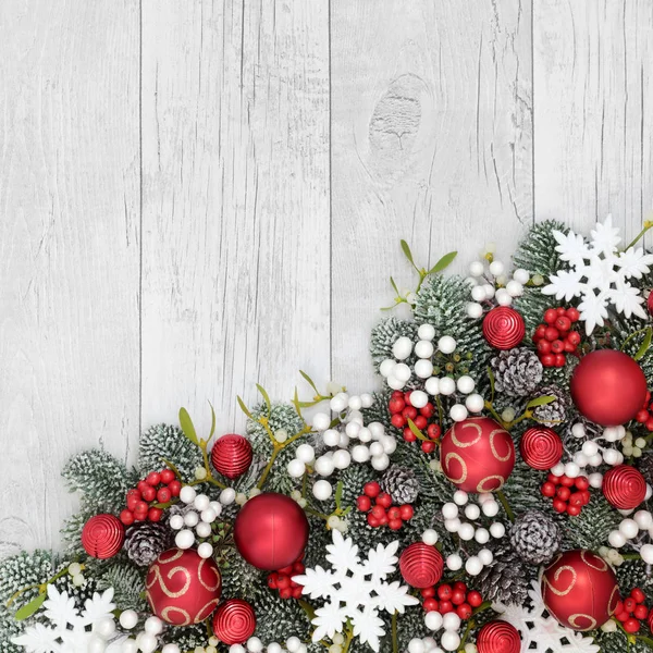 Kerst decoratieve achtergrond — Stockfoto