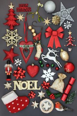 Noel süslemeleri Noel işaretiyle