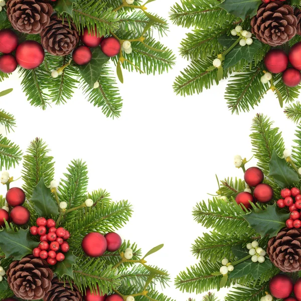 Christmas Decorative Border — Stock Photo, Image