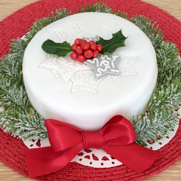 Traditional Christmas Cake — Stock Photo, Image