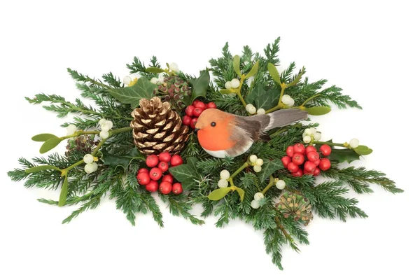 Decoración de invierno y Navidad — Foto de Stock