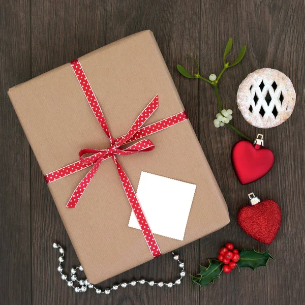 Caja de regalo de Navidad — Foto de Stock