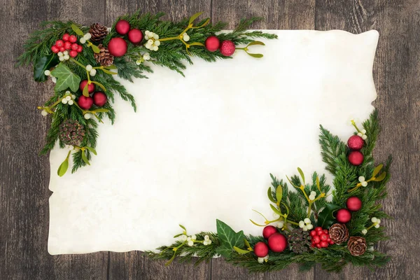 Christmas Background Border — Stock Photo, Image