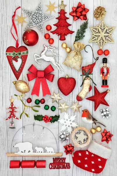 Símbolos decorativos de Navidad — Foto de Stock