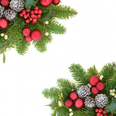 Noel ve kış kenarlık