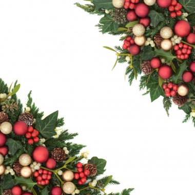 Noel şenlikli sınır arka plan