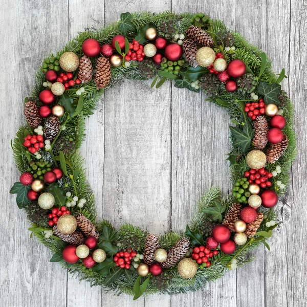 Christmas Wreath Decoration — Stock Photo, Image
