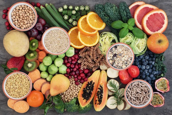 Gezondheid van voedsel met een hoog vezelgehalte — Stockfoto