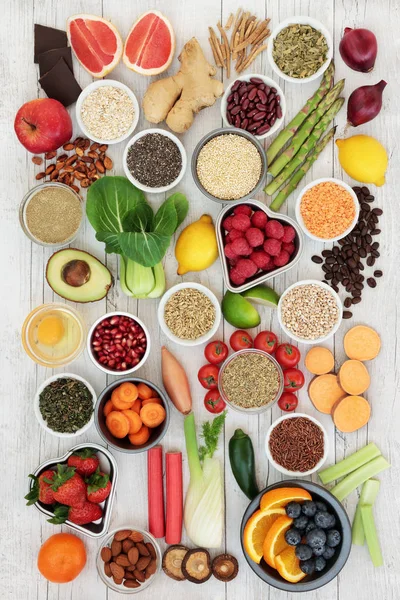 Super dieet voedselingrediënten — Stockfoto