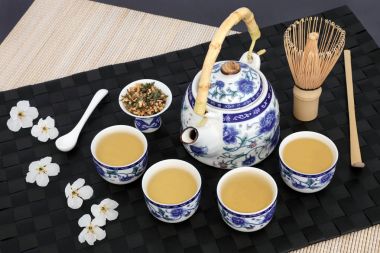 Japanese Genmaicha Fujiyama Tea  clipart