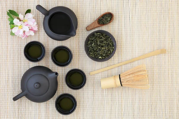 Sencha Sukiygu Makoto té japonés — Foto de Stock