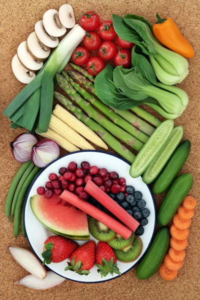 Äta hälsosam mat — Stockfoto