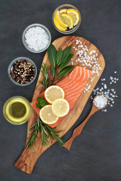 Salmon Fish for Healthy Eating — Stock Photo, Image