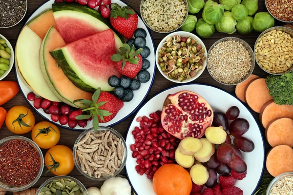 Eten goed voor een goede gezondheid — Stockfoto