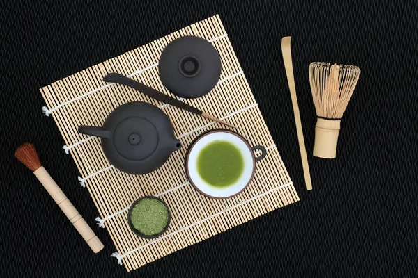 Chá matcha japonês — Fotografia de Stock