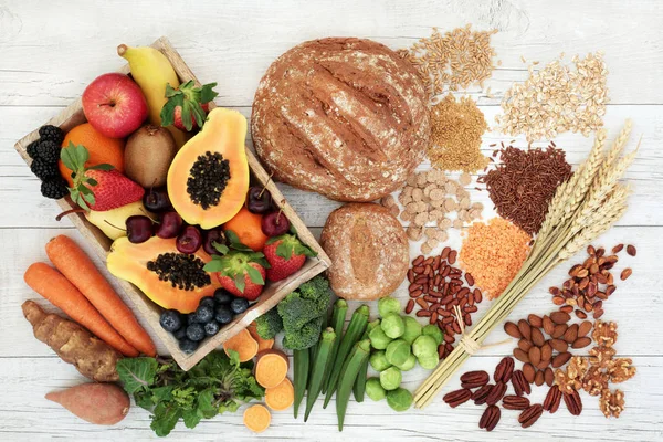 Sağlıklı yüksek lifli diyet gıda — Stok fotoğraf